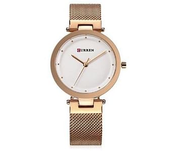 CURREN 9005 Original Brand Mesh Band Wrist Watch For Women.