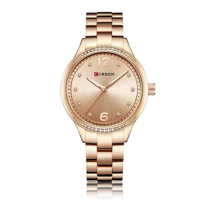 CURREN  9003 Stainless Steel Analog Watch For  Women .