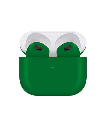 Apple Airpods (3rd Generation) Customized By Caviar Matte Billiard Green