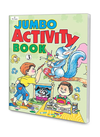 Pack of 3 We Happy Jumbo Activity Books Educational and Fun Learning Activities for Kids with different Challenges and Enjoyable Games