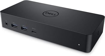 Dell Universal Docking Station D6000 Ultra 4K + power supply (130W),  USB 3.0 and USB C Triple 4K or Single 5K Display Docking Station  with two Displayport and HDMI port for Windows and Mac.