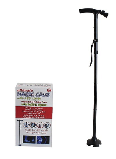 Ultimate Magic Cane, Lightweight Aluminum Folding Walking Cane, Adjustable Folding & Extendable Walking Stick With Led Lights, Adjustable Smart Easy Walking Stick