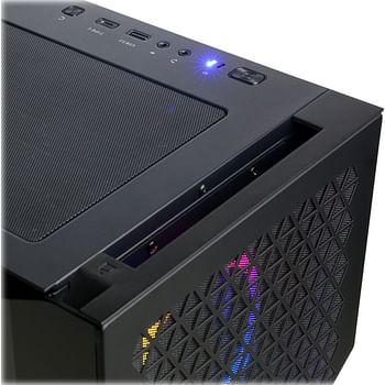 كمبيوتر سطح المكتب CyberPowerPC GMS AMD رايزن 7 - رام 16 جيجابايت - 2 تيرابايت اس اس دي (GMA5400BSTV10) أبيض - ويندوز 11