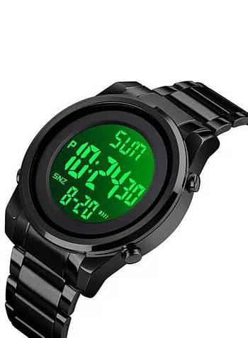 ساعة SKMEI الرجالية 1611 Alloy Fashion Digital Watch - 43 ملم - أسود