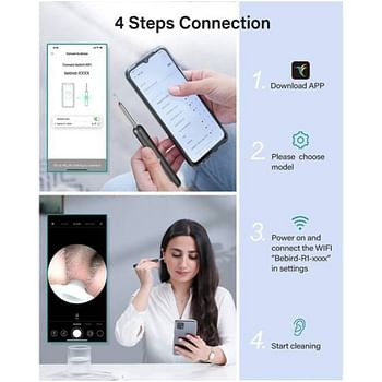 Bebird Smart Visual Ear Cleaner R1+ (R1 plus) With Black Ear Stick