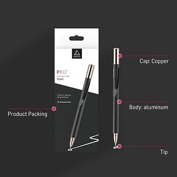 Adonit - Jot Pro 4.0 New Generation Fine Point Precision Stylus - Black