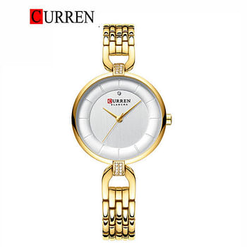 CURREN 9052 Original Brand Stainless Steel Band Wrist  Watch  For Women With Box .