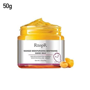 Mango Moisturizing Hand Wax, Hand Whitening  Mask, Anti-Aging, Nourishing Hand Calluses and Improve Skin Dryness - 50 g