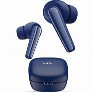 سماعات Mivi Duopods N5 القوية المصنوعة في الهند TWS مع خاصية إلغاء الضوضاء بالذكاء الاصطناعي (محرك 13 مم، أزرق)