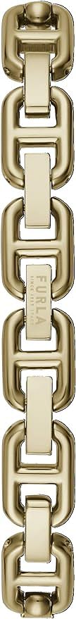 Furla Watches Women's WW00026008L2 Quartz Dress Watch with Stainless Steel Strap Gold