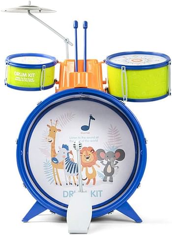 Kids Drum Kit，Toddler Jazz Drum Green