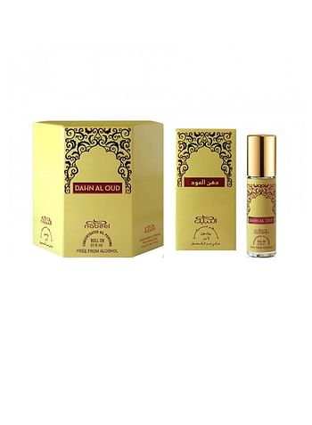 Nabeel Dahn Al Oud Alchohol Free Roll On Oil Perfume 6ML4 Pcs