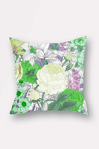 Bonamaison Double Side Printed Decorative Throw Pillow Cover (No Filling Inside), Multi-Colour, 45 x 45 cm, BNMYST2093