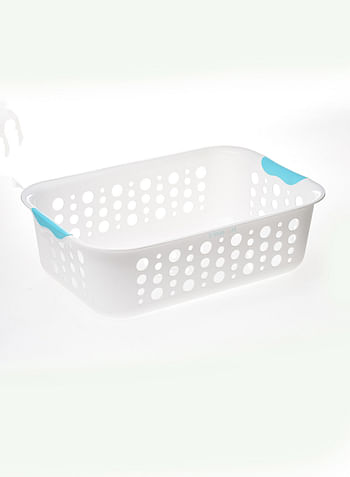Nanny laundry basket white