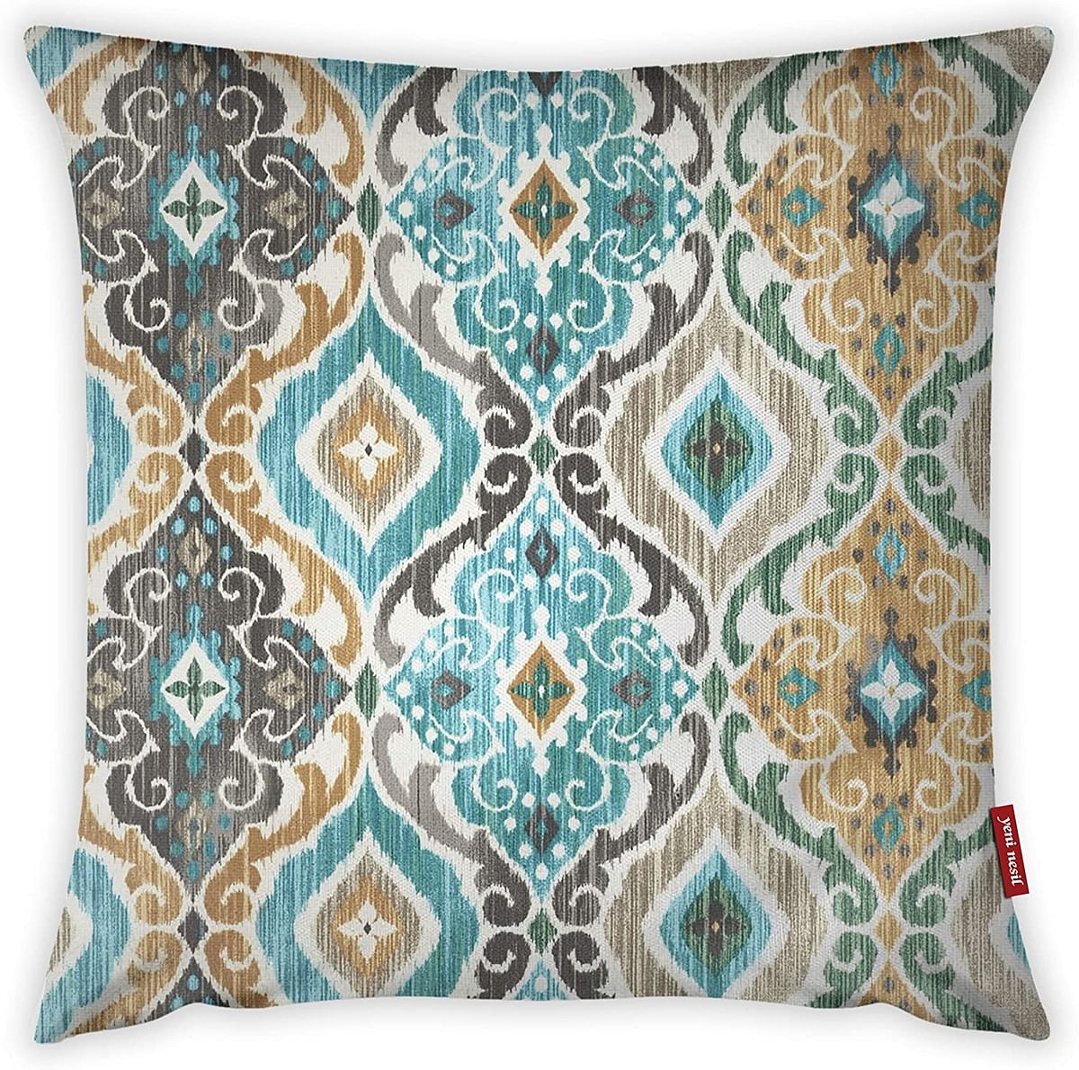 Mon Desire Decorative Throw Pillow Cover, Multi-Colour, 44 x 44 cm, MDSYST3897