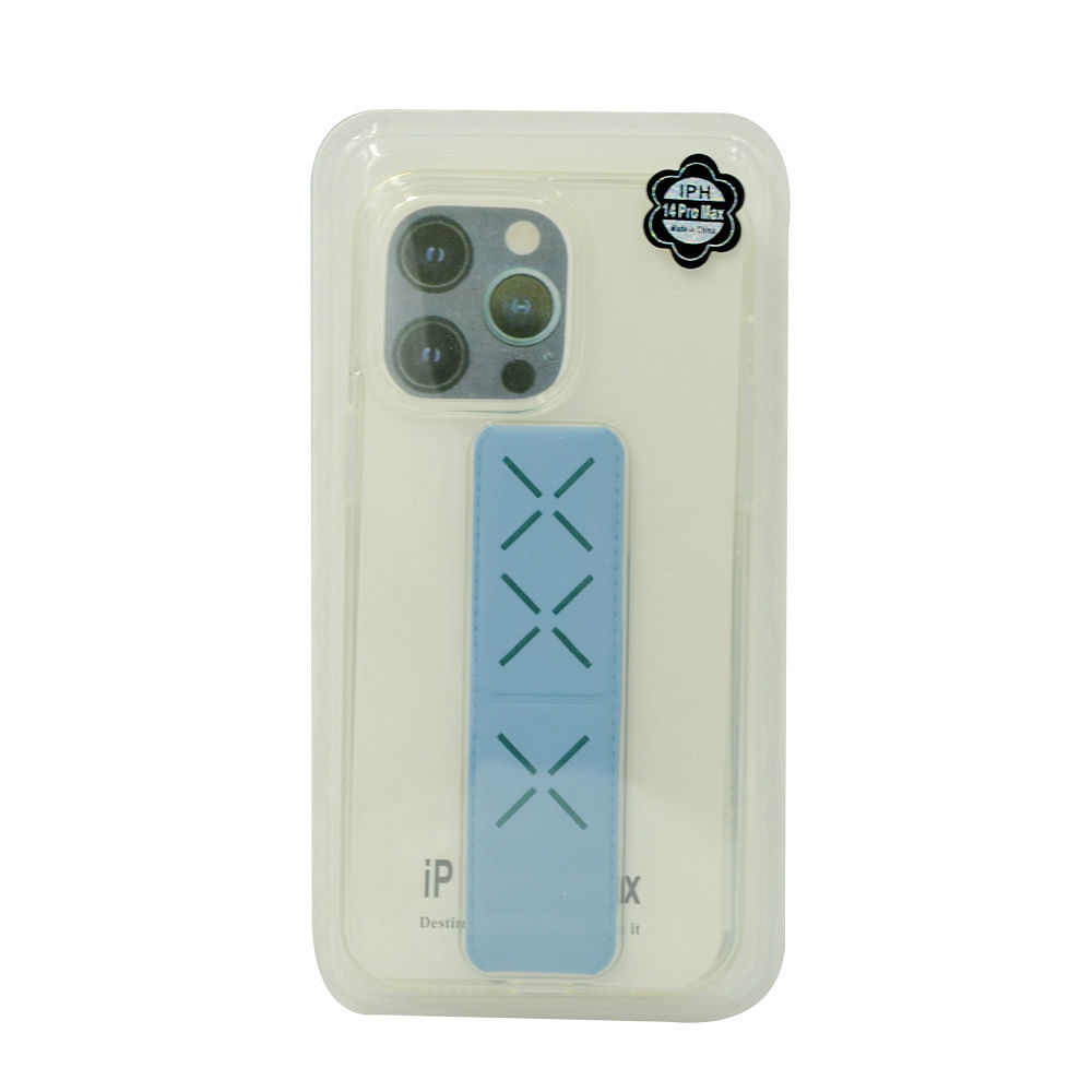 Transparent Back Cover Grip Iphone 14 Pro Max Sky Blue