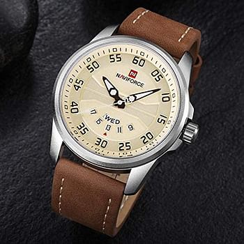 Naviforce Casual Watch For Men Analog Leather - NF9124
