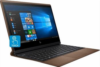 HP - Spectre Folio Leather 2-in-1 13.3" Touch-Screen Laptop - Intel Core i7 - 8GB Memory - 256GB Solid State Drive - Cognac Brown