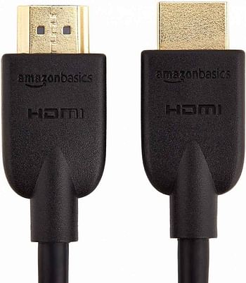 AmaznBasics High-Speed 4K HDMI Cable, 3 Feet, 1-Pack