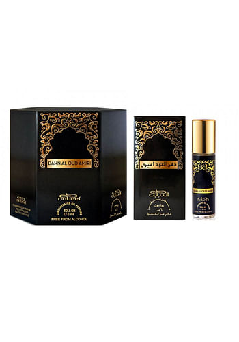 6 Pcs Nabeel Dahn Al Oud Amiri Alchohol Free Roll On Oil Perfume 6ML