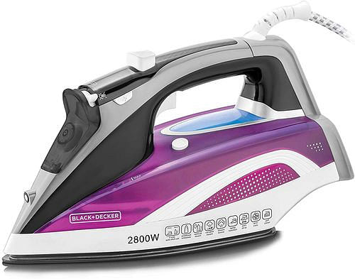 Black+Decker 2800W Digital Steam Iron, Multi-Colour, X2250-B5