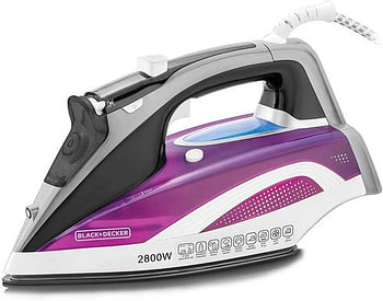 Black+Decker 2800W Digital Steam Iron, Multi-Colour, X2250-B5