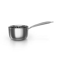 DELICI DTMP 16 Tri-Ply Stainless Steel Milk Pan with Premium SS Handle