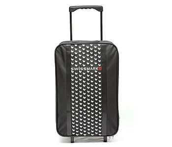 Swiss Mark 22 Inch Travel Trolley Bag - Black SMB-7