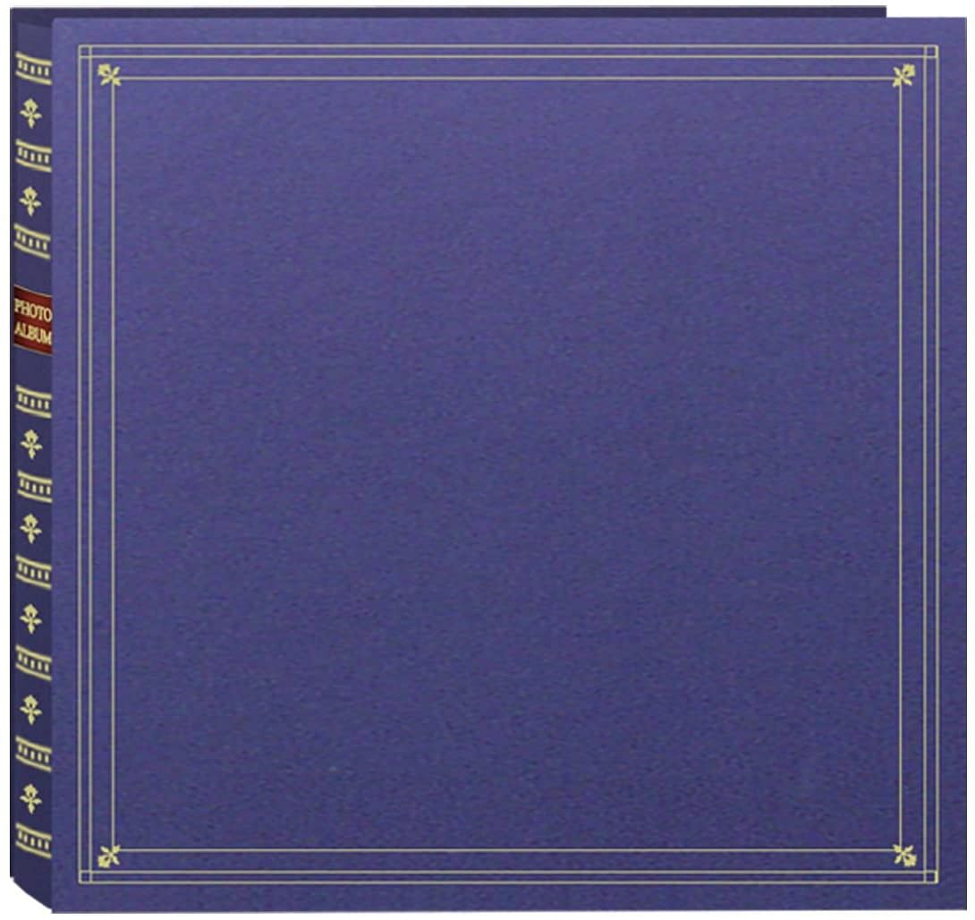 Pioneer MP-300/BB Photo Albums 300-Pocket Post Bound Leatherette Cover Photo Album for 3.5 by 5.25-Inch Prints, Bay Blue