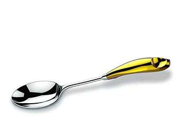 Regent Inox  Lux Gold Handle Salad Spoon