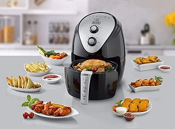 BLACK+DECKER Air Fryer Rapid Air Convection Technology Manual Control 1500W 3.5L 1500W AF150-B5 2 Years Warranty