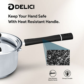 DELICI DMP 16B Stainless Steel Milk Pan