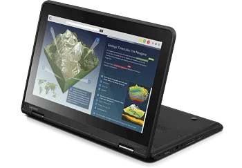 ThinkPad Yoga 11e Chromebook (Touch Screen 360° Rotatable) 11.6 Inch, 4GB Ram 16 GB SSD, Intel HD Graphics, Black