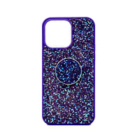 Isafe Bling Pop Up Hard Cover Iphone 14 Pro Purple