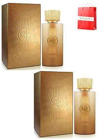 2 Pieces Set Nabeel Gold 24k Eau De Parfum 100 ML
