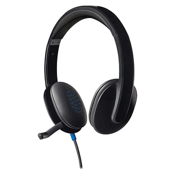 Logitech H540 Usb Headset, Black - 981-000480, 2228365