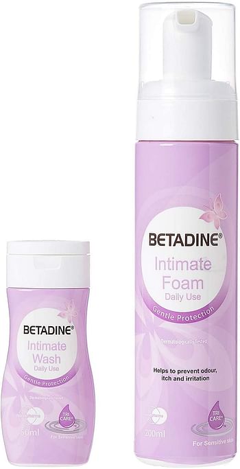 Betadine Intimate Foam 200 ml + Betadine Intimate Wash 50 ml