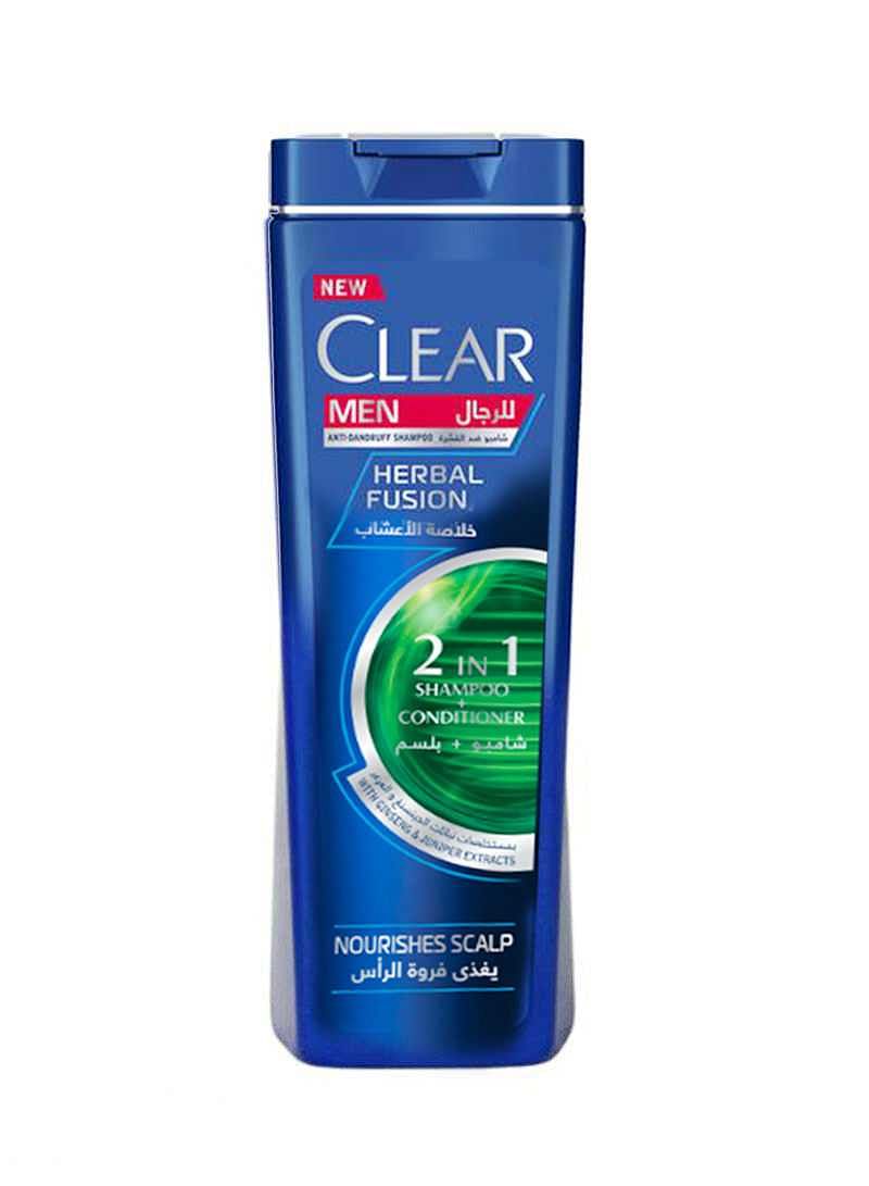 Clear Men's 2 In 1 Herbal Fusion Shampoo   Conditioner 400ml