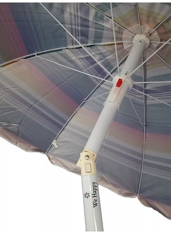 Portable Outdoor Beach Umbrella Multi Color | Suitable for Garden, Patio, Picnics and Camping Comes in Assorted Colors