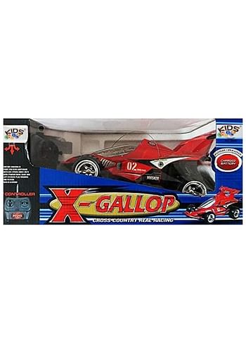 X-Gallop 15x6” Remote Control Toy Car (Red)