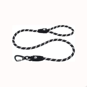 Doco 5ft Reflective Click & Lock Snap Small - Black