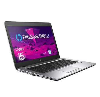 HP Elitebook 840 G3, Intel Core i5-6th Gen, 8GB RAM 256GB SSD, 14", Windows 10, Business Laptop