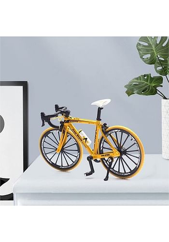 Die-Cast Racing Miniature Bikes Collection Toy | Collectable & Perfect Gift For Kids - Yellow