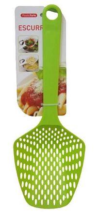 PlasticForte Large Plastic Slotted Spoon 11848 Escurridor Lime Green