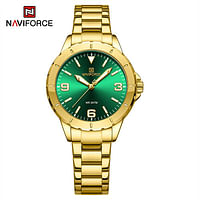 NAVIFORCE NF5022 Rose Gold Female Quartz Small Dial Luminous Luxury Wrist Watch  G/GN/G
