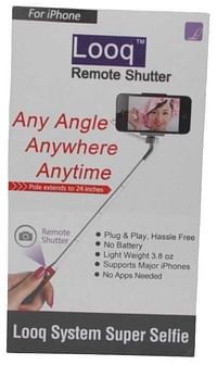 Looq G_looq®True Wired-remote Shutter for Self Portrait Selfie Handheld Stick Mo