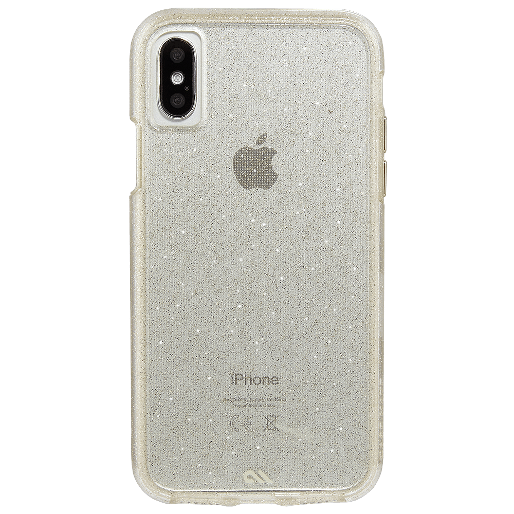 Case-Mate - iPhone XS/X Sheer Glam Case Champagne