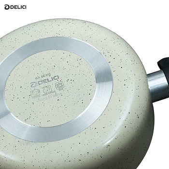 DELICI ASP24IE Superior Aluminium Body Saucepan