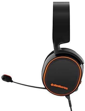SteelSeries Arctis 5 RGB Illuminated Gaming Headset with DTS 7.1 Surround Black