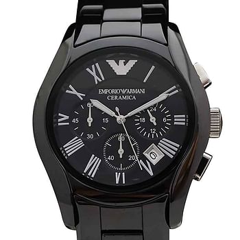 Emporio Armani AR1400 Ceramic Chronograph Quartz Men's watch - Black